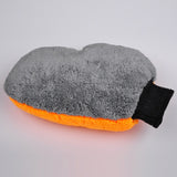1Pc Double-sided Coral Cashmere Car Wash Glove Cleaning Mitt Short Wool Mitt Car