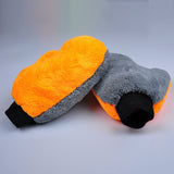 1Pc Double-sided Coral Cashmere Car Wash Glove Cleaning Mitt Short Wool Mitt Car