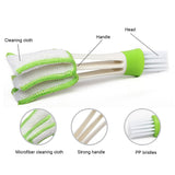 New Portable Double Ended Car Air Vent Slit Cleaner Brush