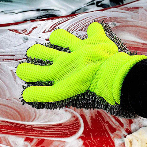 2019 1 Pcs 5-Finger Car Wash Mitt Cleaning Glove Wash Brush for Car