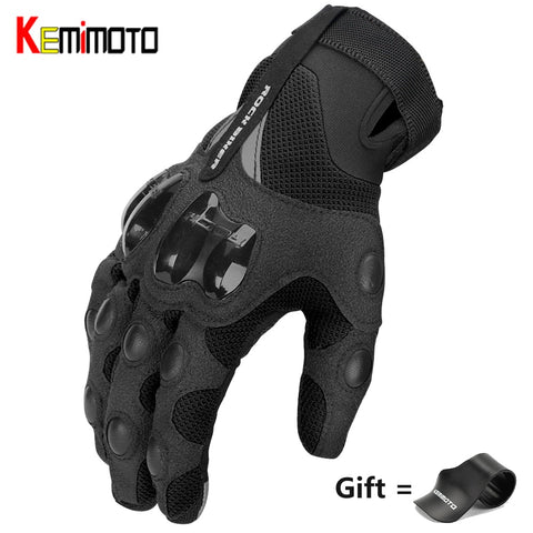 KEMiMOTO Motorcycle Gloves Breathable