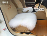 Genuine Australian Sheepskin Car Seat Covers Universal Size Natural Sheepskin Auto Interior Accessories Four Seasons