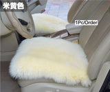Genuine Australian Sheepskin Car Seat Covers Universal Size Natural Sheepskin Auto Interior Accessories Four Seasons