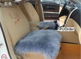 Genuine Australian Sheepskin Car Seat Covers Universal Size Natural Sheepskin Auto Interior Accessories Four Seasons