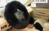 1PCS Wool Car Seat Covers Universal Sheepskin Fur