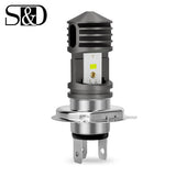 4000LM BA20D LED H6 P15D HS1 H4 Led Motorcycle Headlight Bulbs CSP Chips