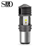 4000LM BA20D LED H6 P15D HS1 H4 Led Motorcycle Headlight Bulbs CSP Chips