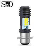 4000LM BA20D LED H6 P15D HS1 H4 Led Motorcycle Headlight Bulbs CSP Chips