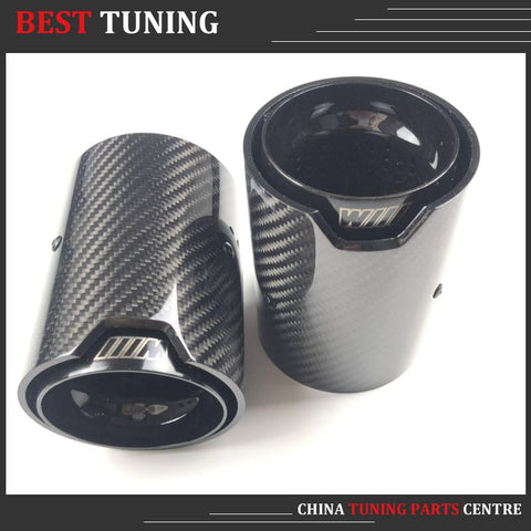 1 Pieces Real Carbon Fiber M Performance Exhausts for
