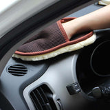 Car Styling Wool Soft Car Washing Gloves Cleaning Brush