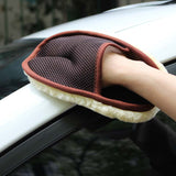 Car Styling Wool Soft Car Washing Gloves Cleaning Brush