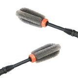 New High Pressure Wheel Brush Long Handle 360 Swivel