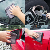 New 9Pcs Microfibre Car Wash Cleaning Tools Set Gloves Towels Applicator