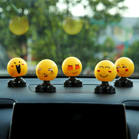 Shaking Head Toys Car Ornaments Bobblehead Nod Dolls Cute Cartoon