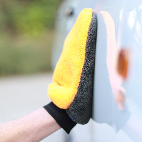 Wash Mitt 2pcs Car Wash Glove Cleaning Sponge Microfiber