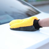 Wash Mitt 2pcs Car Wash Glove Cleaning Sponge Microfiber