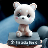 Car Ornaments Nodding Dog Bobblehead Car