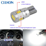 9PCS Auto LED Canbus T10 6 SMD