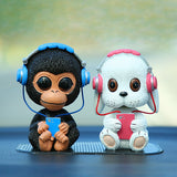 Car Dashboard Toys Music Nodding Dog Shaking