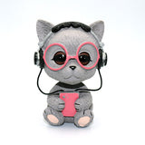 Car Dashboard Toys Music Nodding Dog Shaking